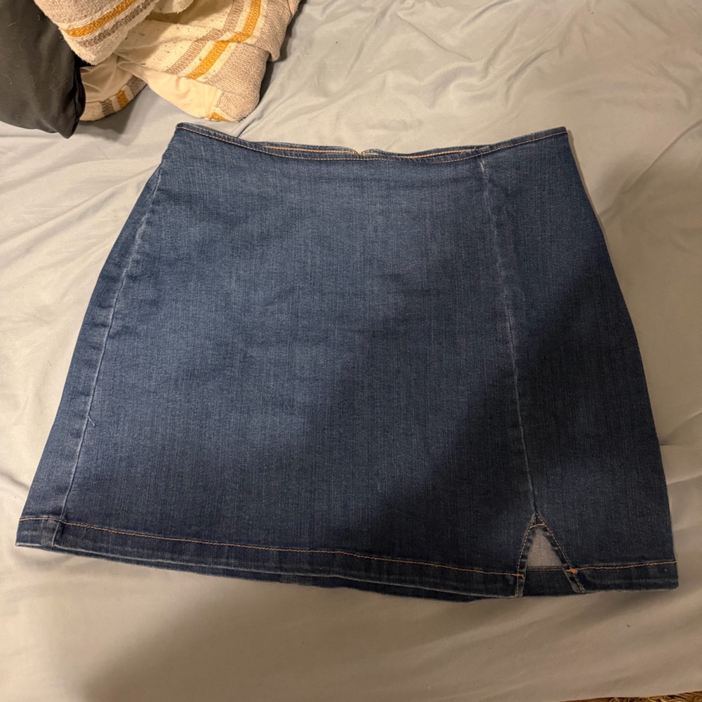 Wild Fable Dark Blue Denim Skirt